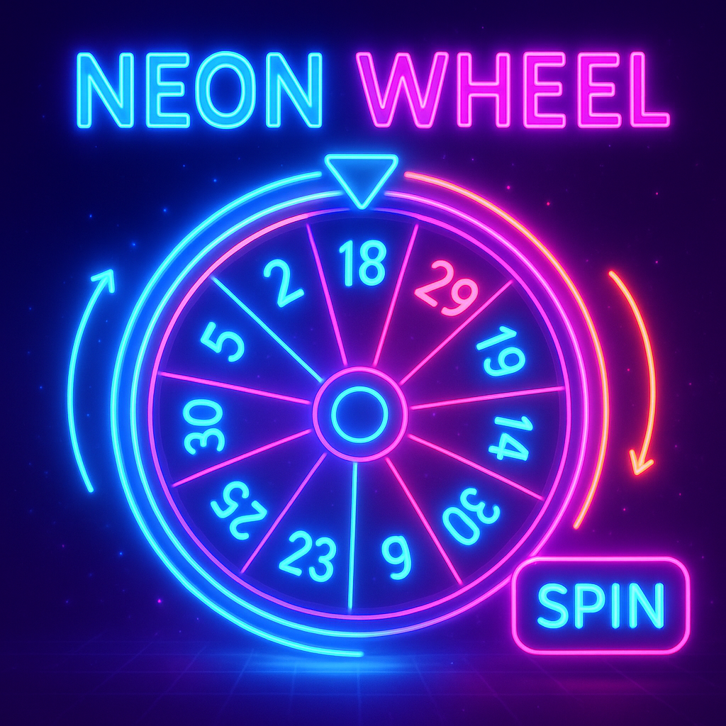Neon Wheel Illustration